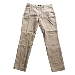 H&M Khaki Skinny Jeans Ankle Crop Womens Size 32R